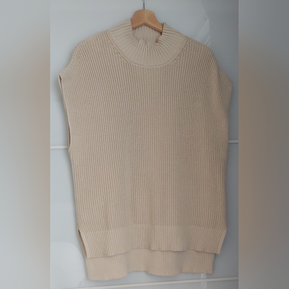 Cream Crew Neck Sweater